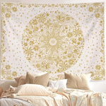 Neasow floral medallion tapestry packaging and label view