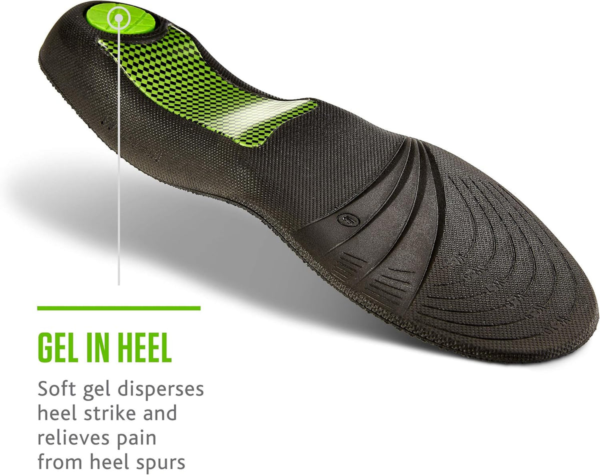 Sof Sole full length shoe insert top surface texture and fabric