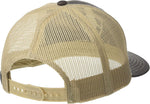 Ariat trucker hat side profile with mesh back panels