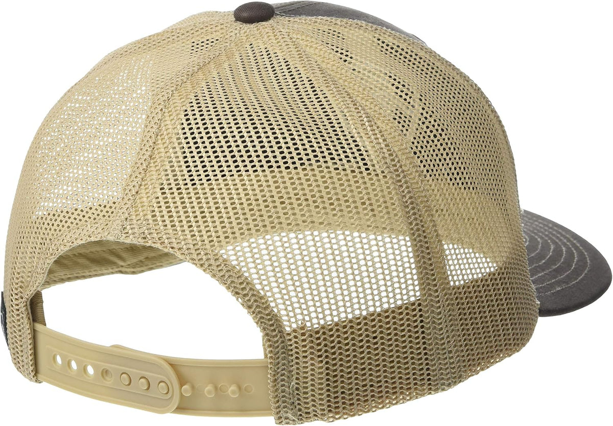 Ariat trucker hat side profile with mesh back panels