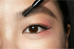 Close up of NYX eyebrow powder pencil superfine matte texture