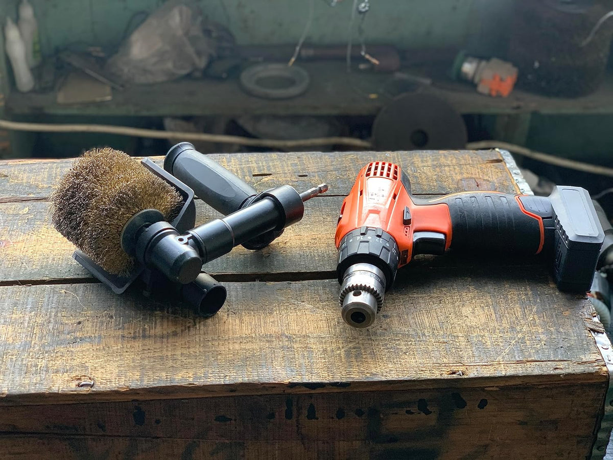Aidelife cordless drill attachment ready for use