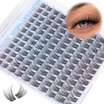 Natural Lash Extension Kit Wispy Lash Clusters Kit 168Pcs Eyelash Extension Kit 9-12MM Eyelash Clusters Lashes Individual Kit with Remover for Lash Extension, Bond and Seal and Tweezers by TNFVLONEINS - Image 13