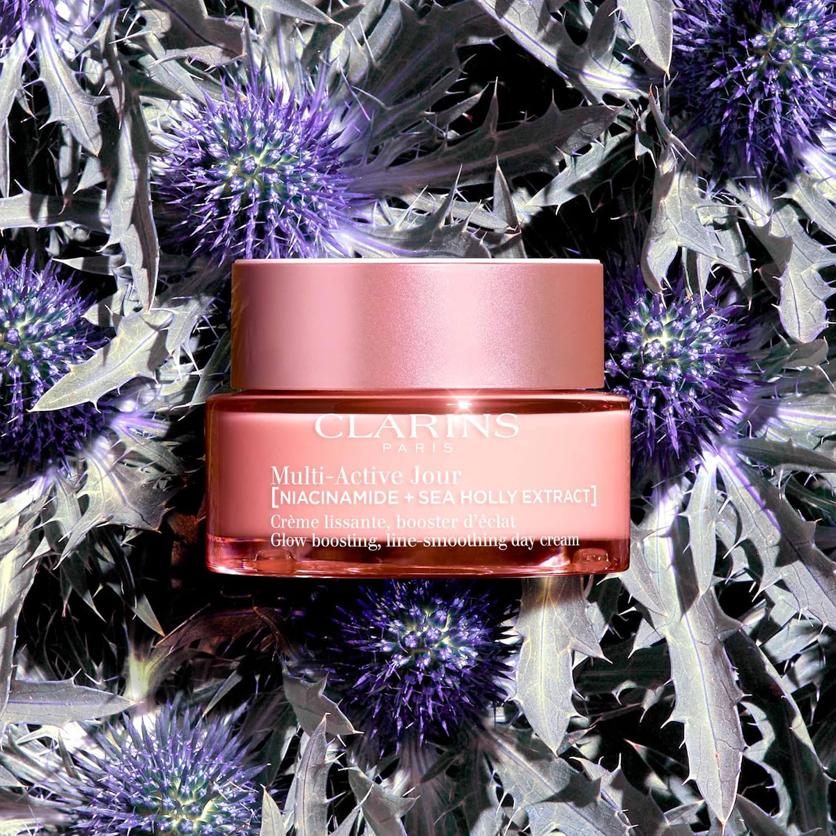 Clarins anti-aging moisturizer bundle showing texture and consistency