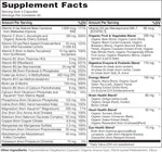 NATURELO dietary supplement packaging and nutritional highlights