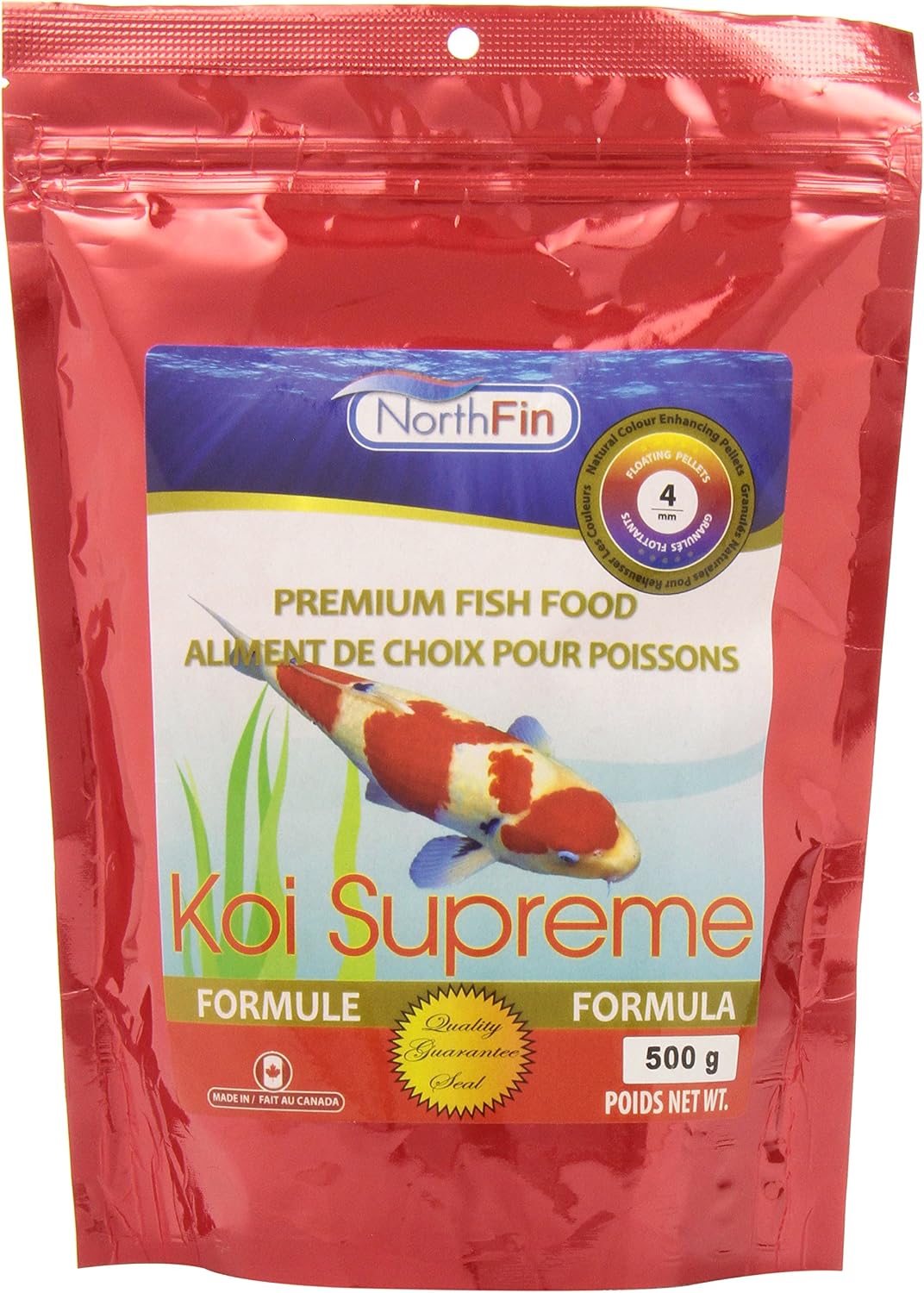 NorthFin Koi Supreme fish food bag front view