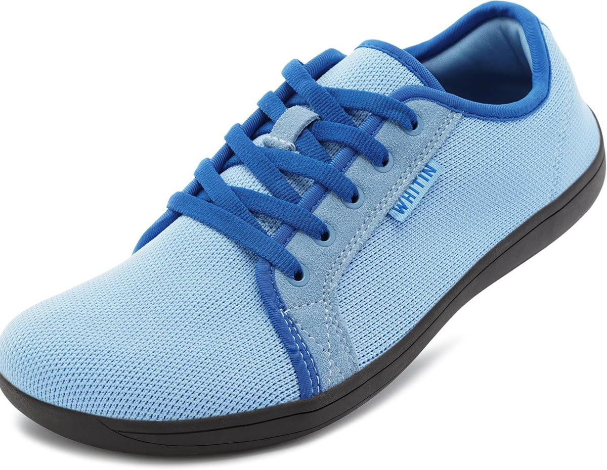 WHITIN Women's Barefoot Shoes | Zero Drop Sole | Wide Fashion Sneakers W81 | Machine Washable, Breathable Suede & Knit Upper, Built for Daily Comfort & Active Living, Natural Ground Feel Walking, Gym - Image 12