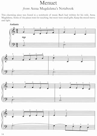A First Book of Bach: For The Beginning Pianist with Downloadable MP3s (Dover Classical Piano Music For Beginners) - Image 6