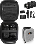 Camcorder Case for Sony HD Video Recording HDRCX440, HDRCX405 Handycam; Canon VIXIA HF R800, Panasonic HC-V180K, Kimire HD Recorder, Sony HDRAZ1VR/W, SiOnyx Aurora Day/Night Action Camera - Image 5