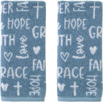 SKL Home Flower Basket Bike hand towel in bathroom setting