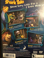 Activision Shark Tale PlayStation 2 game back cover case