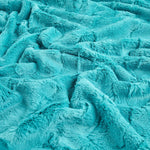 Shannon Fabrics embossed animal hide pattern textile angle view