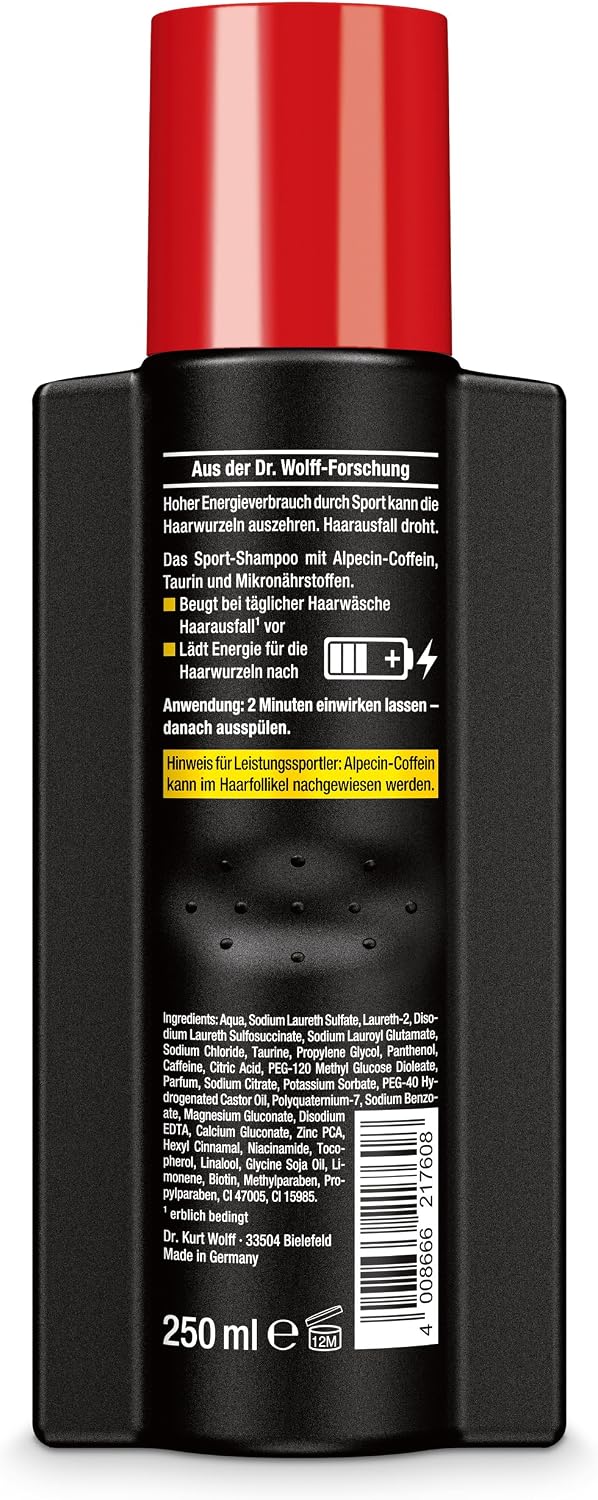 Alpecin Sport Caffeine Shampoo 250ml packaging