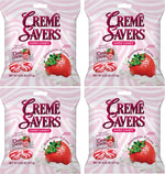 Cream Savers Strawberries and Cream hard candy in a bowl