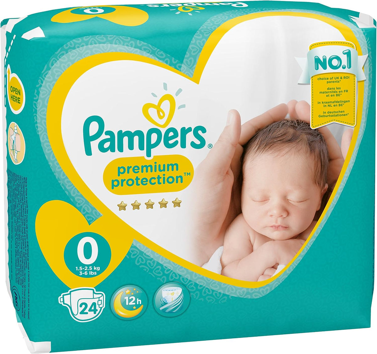 Pampers baby micro diapers full set presentation