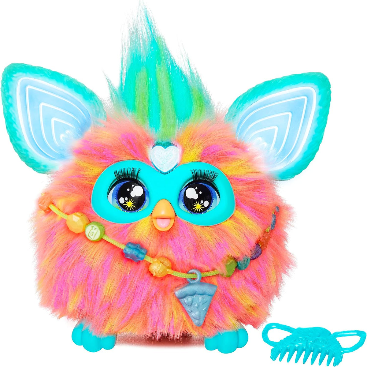Furby Purple, 15 Fashion Accessories, Interactive Plush Toys for 6 Year Old Girls & Boys & Up, Voice Activated Animatronic - Image 10