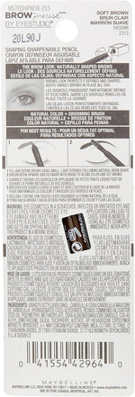 Maybelline Brow Precise pencil showing the grooming spoolie end