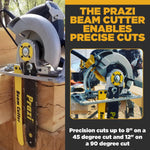 Prazi timber cutting attachment safety guard detail