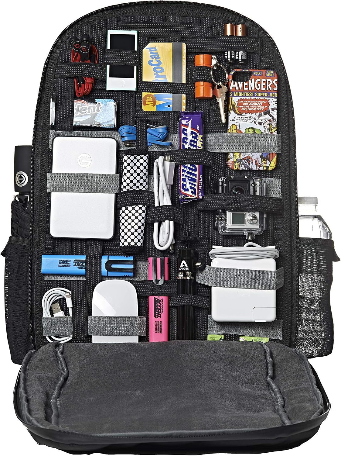 Cocoon MCP3451BK black tech backpack side profile