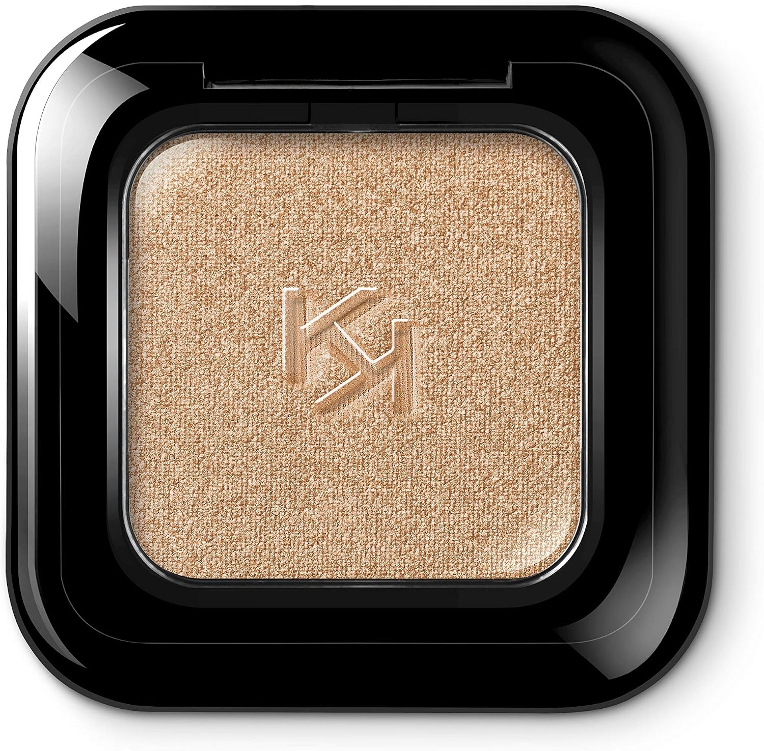 Kiko Milano High Pigment Eyeshadow 02 Metallic Gold front view compact