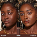 Milani Cocoa 14A shade swatch on skin