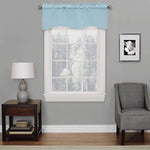 Eclipse thermal insulating valance styled on window