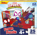 Spin Master Games Marvel Spidey and His Amazing Friends Foam Puzzle front view package