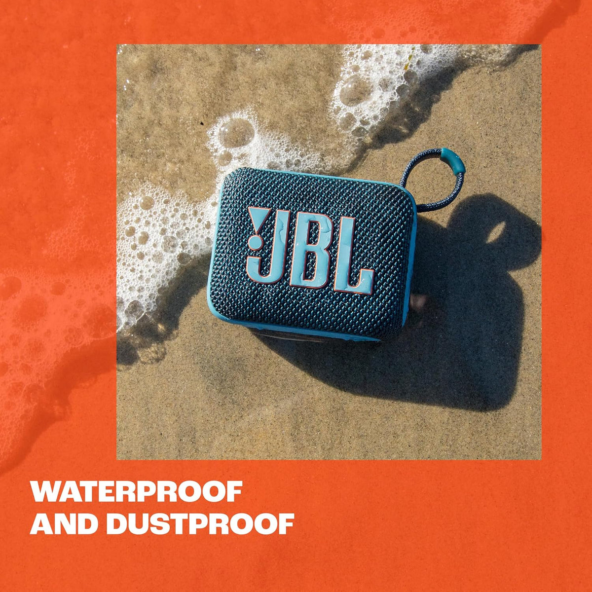 JBL Go 4 - Ultra-Portable, Waterproof and Dustproof Bluetooth Speaker, Big JBL Pro Sound with Punchy bass, 7-Hour Built-in Battery, Made in Part with Recycled Materials (White) - Image 5
