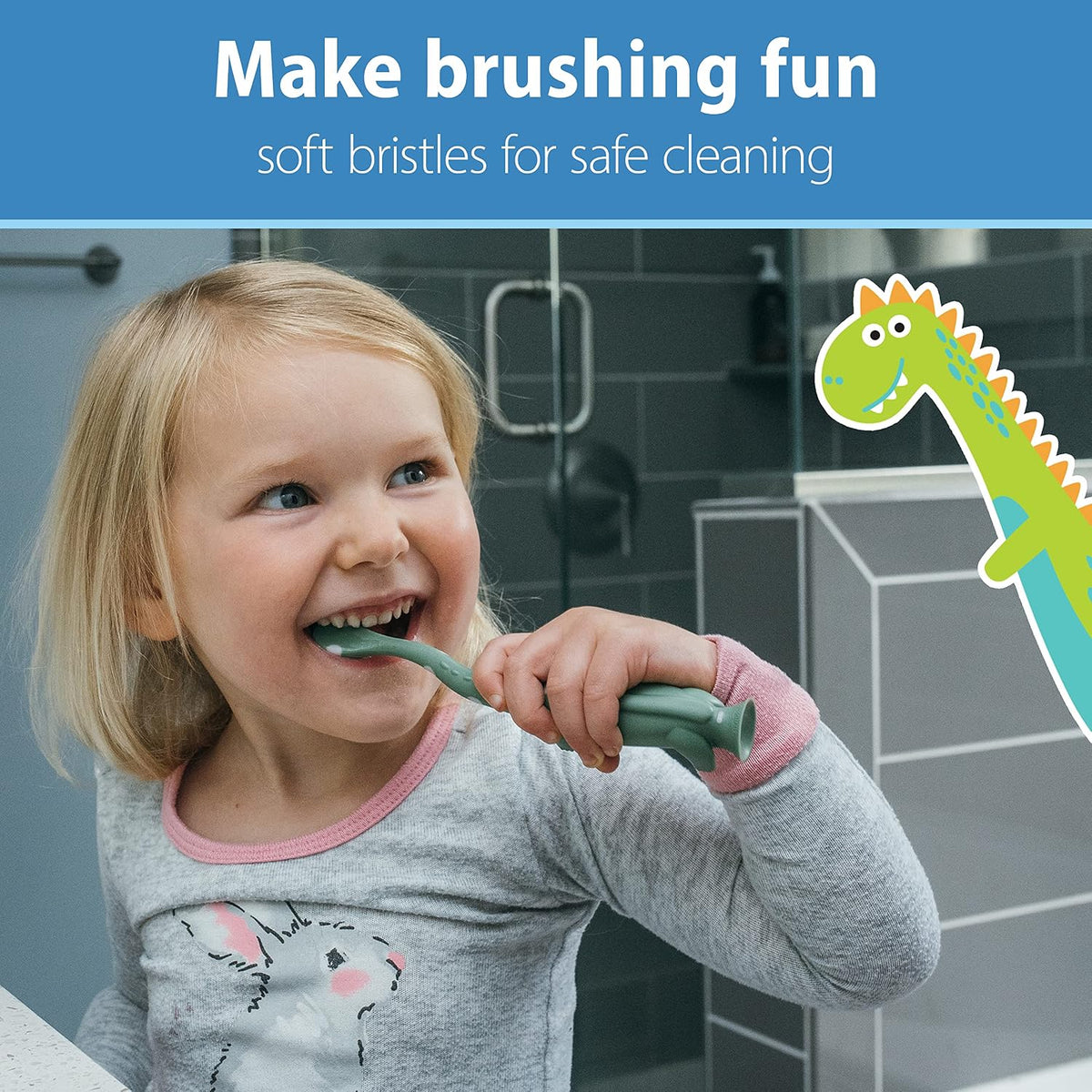 Dr. Brown's toddler toothbrush suction-cup base