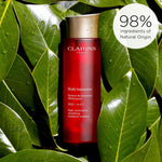 Clarins mature skin treatment essence ingredient highlights