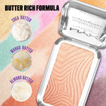 NYX PROFESSIONAL MAKEUP Buttermelt Highlighter, Powder Highlighter Makeup, With Up to 12H Wear and High Impact Glow - 10 Glaze It Butta (Light Bronze) | Creamy melting texture, 12h non-transfer hold, holographic iridescent finish, vegan formula - Image 6