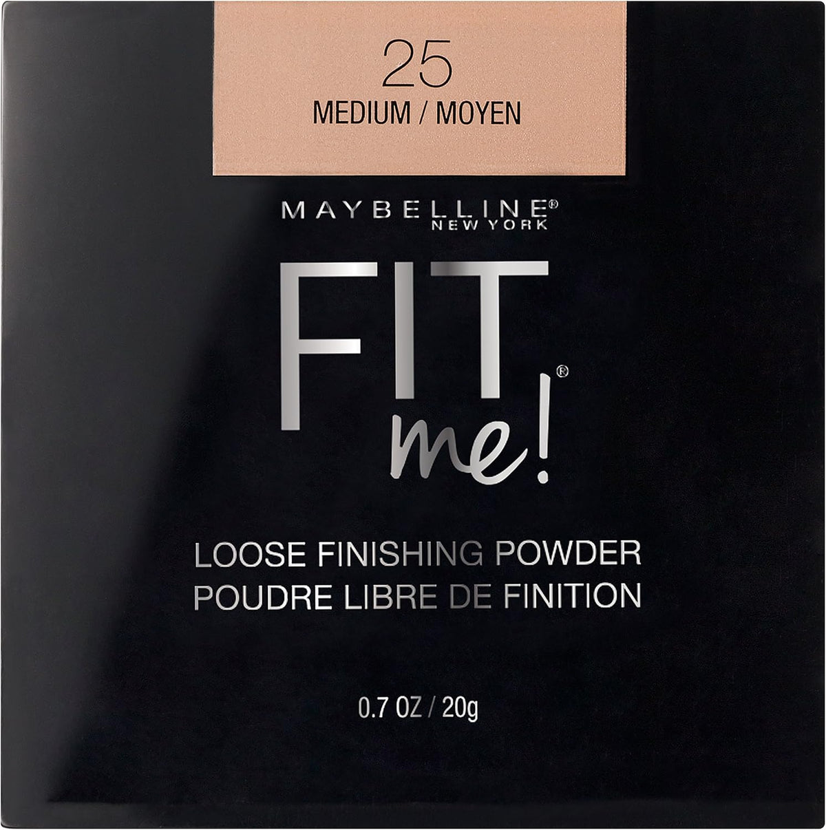 Professional makeup brush applying loose setting powder
