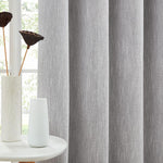 Close up of textured cotton fabric and triple weave material