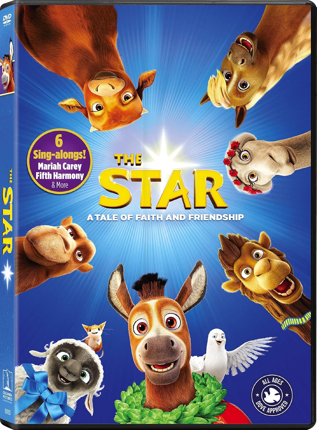 Steven Yeun The Star 2017 Animated Movie DVD front view collectible