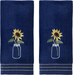 SKL Home by Saturday Knight Ltd. Flower Basket Bike Hand Towel (2-Pack), Wht - Image 9