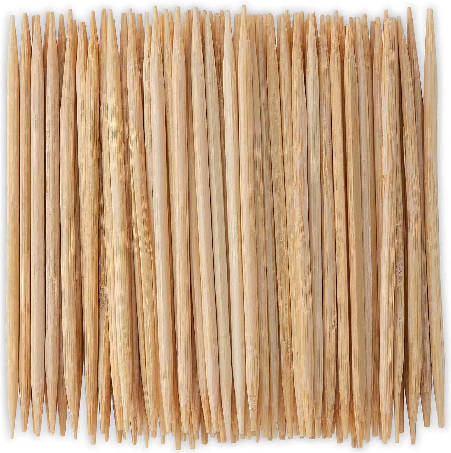 Blue Sky wooden toothpicks dispenser front view showing clear bottle packaging