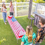 GoPong regulation beer pong balls shown in use on table