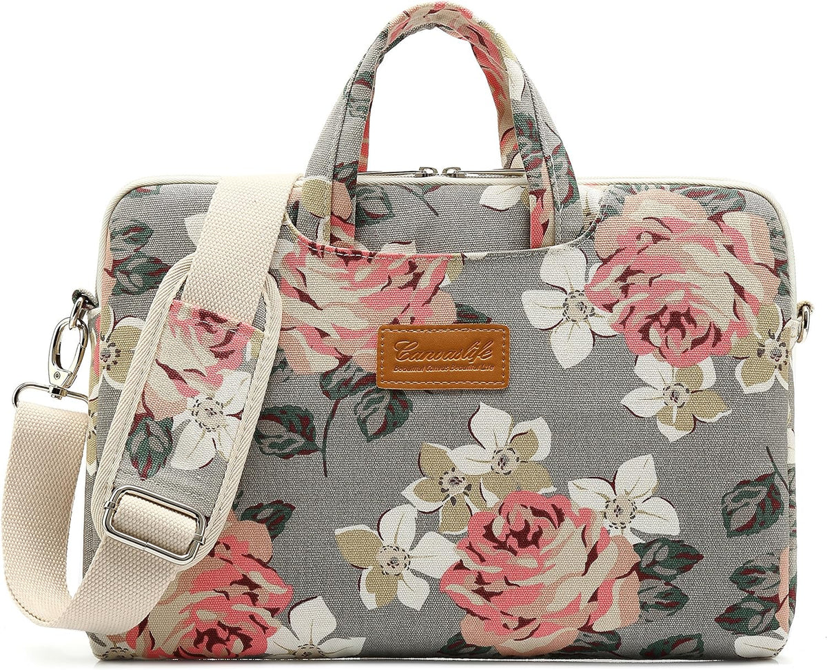 15-15.6 inch Laptop Shoulder Bag, for MacBook Pro 16, Hp Lenovo Dell 14 inch Waterproof Messenger Bag Case Sleeve (gray) - Image 11
