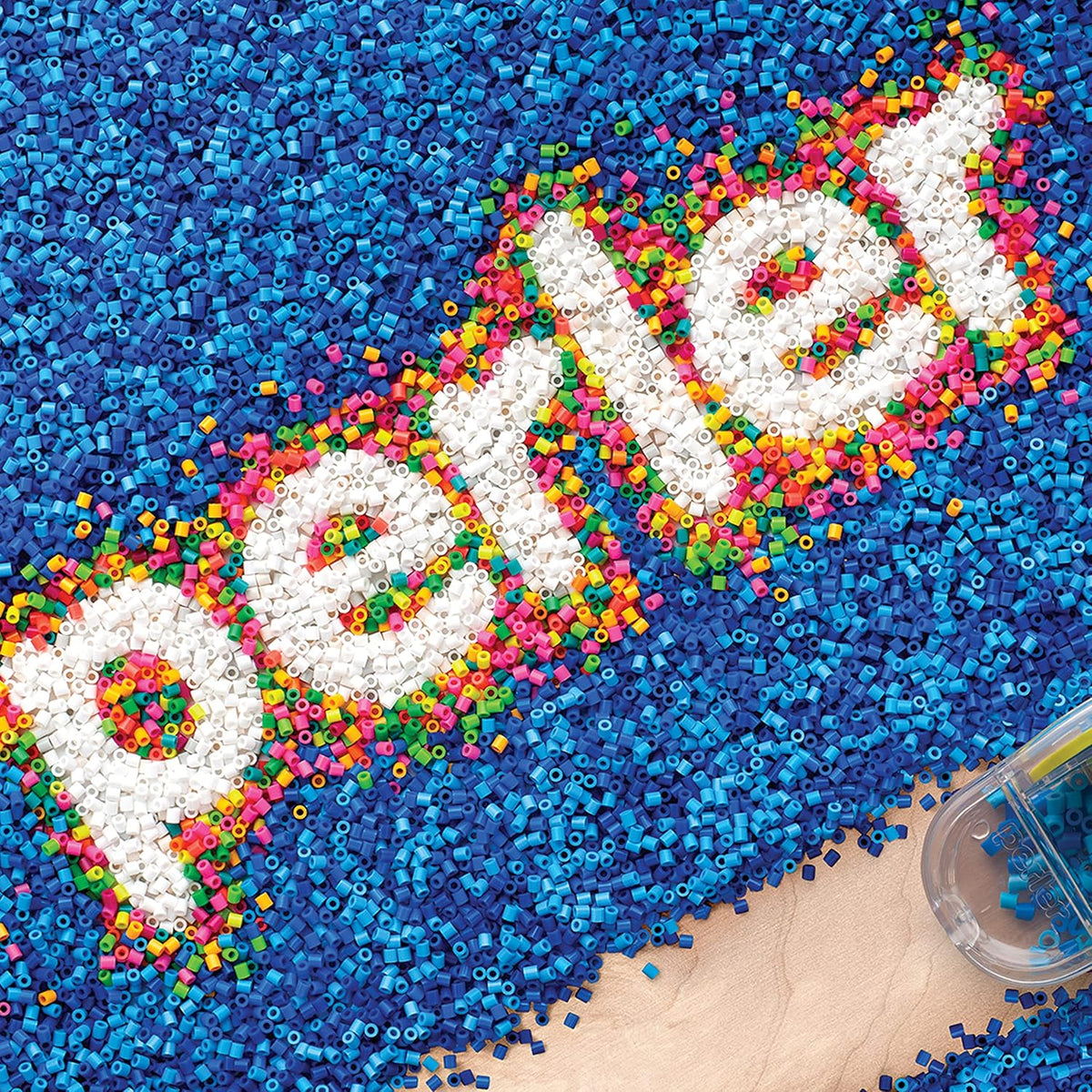 Perler Multi-Mix Fuse Beads Jar, Assorted Colors, Pack of 22000 (PER17000) | Fuse with Iron to Set | Compatible with All Perler Beads and Pegboards - Image 9