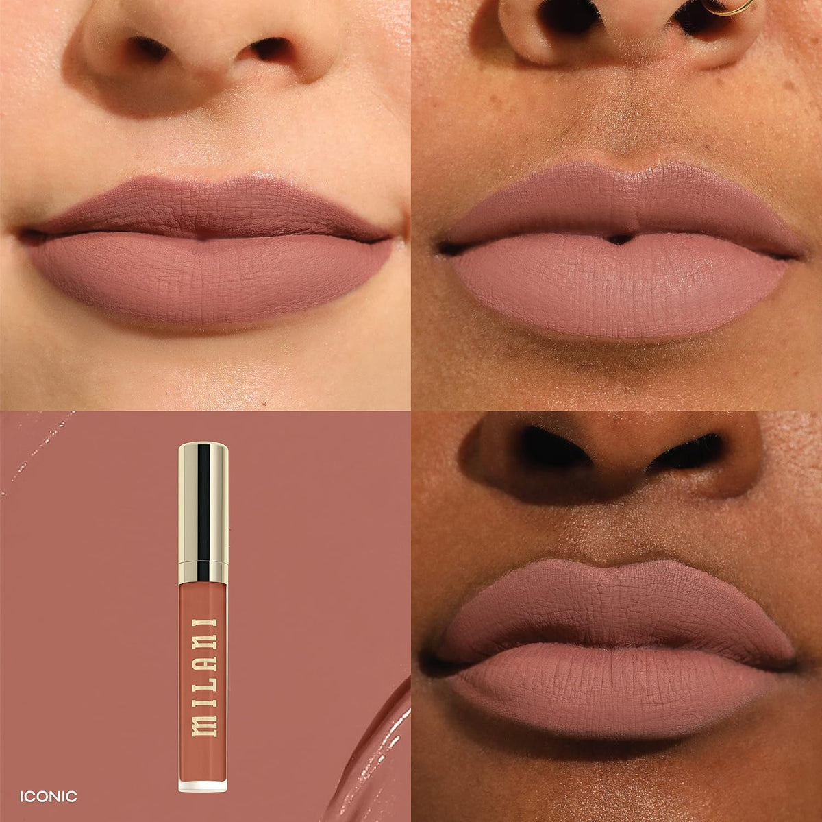 Milani Stay Put Matte Liquid Lipstick with doe foot applicator wand