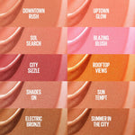 Maybelline Sunkisser Liquid Blush texture and glowy finish