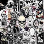 BulbaCraft 100 piece gothic vinyl sticker set front view