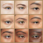 Milani metallic gold eye makeup swatch on Indian skin tone