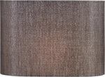 Aspen Creative 37003 dark silver grey burlap texture fabric closeup