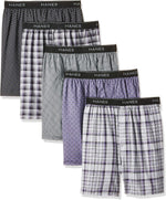 Hanes Men's Underwear Boxers Pack, Cool & Breathable Cotton Underwear, Moisture-Wicking Boxers for Men - Image 10