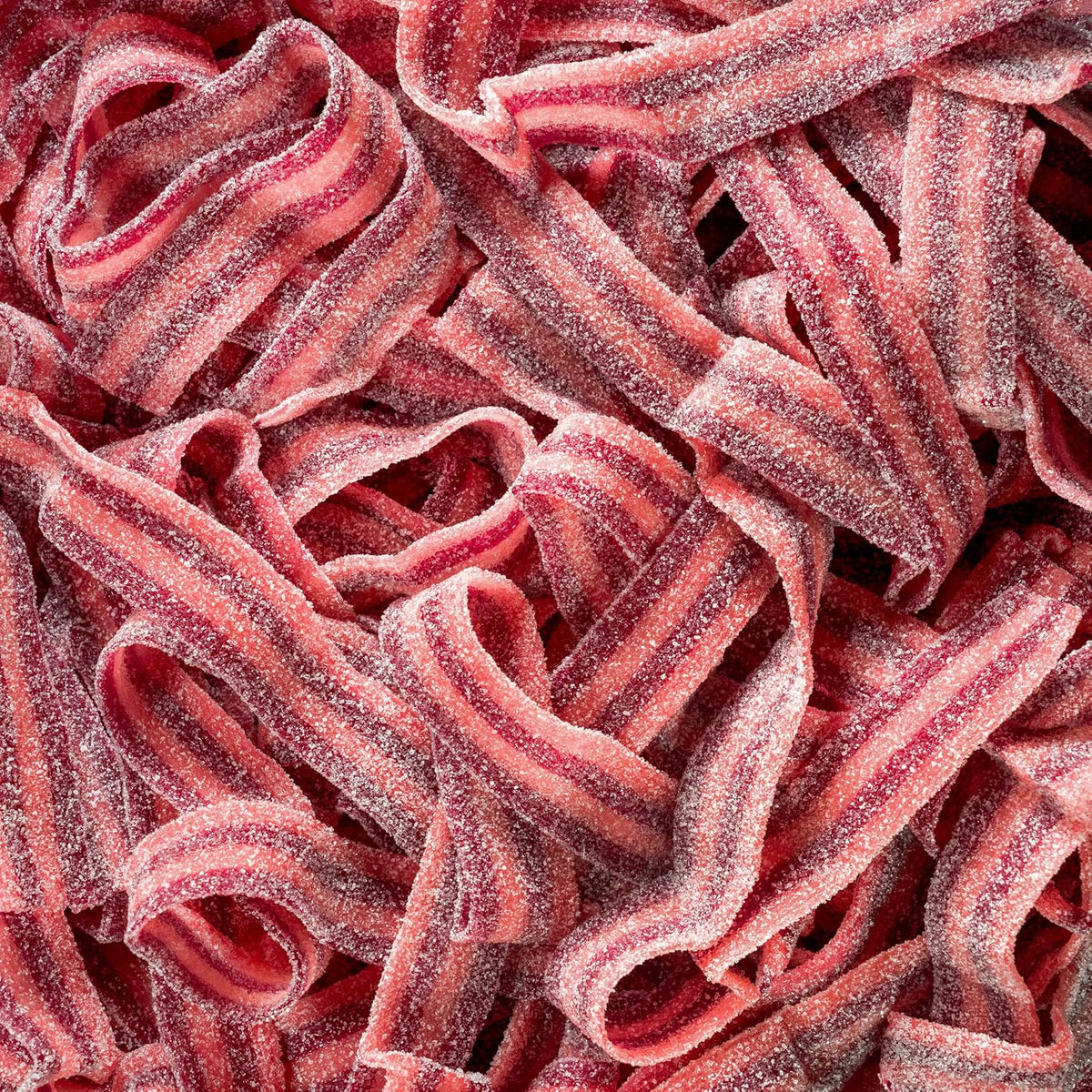 SweetGlob Smarty Stop sour gummy strips candy ingredients angle