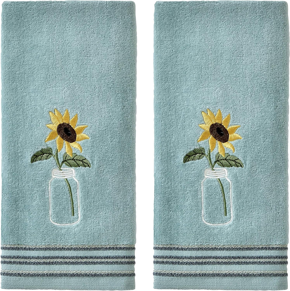 SKL Home Flower Basket Bike hand towel 2-pack complete set
