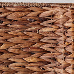 Bone Dry large hyacinth storage bin close up weave texture