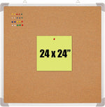 Navy Penguin cork board front view