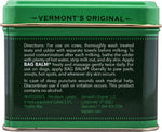 Bag Balm iconic green metal container opened to show rich ointment texture